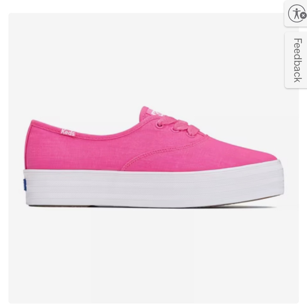 Keds Pink Canvas Sneakers Vibrant Casual Style